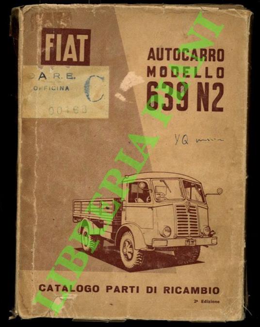 Autocarro modello 639 N2. Catalogo parti di ricambio - copertina