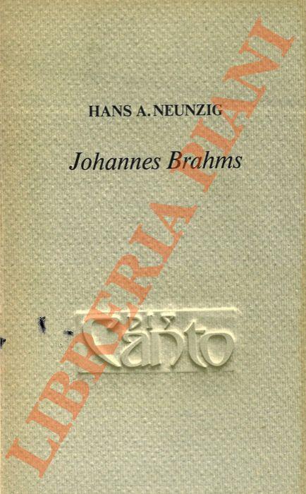 Johannes Brahms - Hans A. Neunzig - copertina