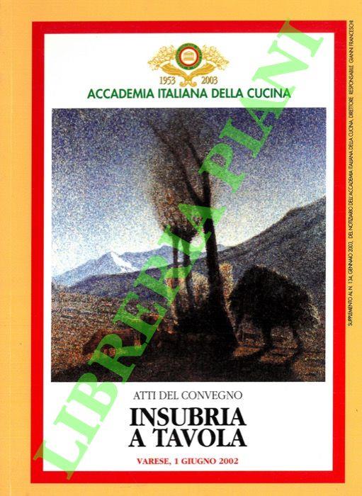 Insubria a tavola. (Atti del Convegno) - copertina