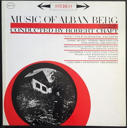 Music Of Alban Berg - Vinile LP di Alban Berg,Robert Craft