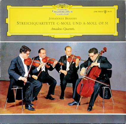 Streichquartette C-Moll - A-Moll - Vinile LP di Johannes Brahms,Amadeus Quartet