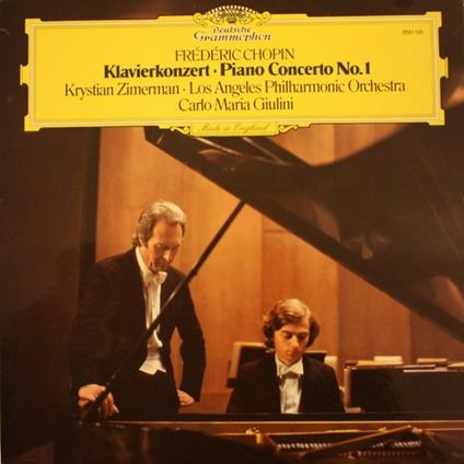 Piano Concerto 1 (Zimerman) - Vinile LP di Frederic Chopin,Carlo Maria Giulini,Krystian Zimerman