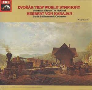 Sinfonia 9 Dal Nuovo Mondo - La Moldava (Smetana) - Vinile LP di Antonin Dvorak,Herbert Von Karajan