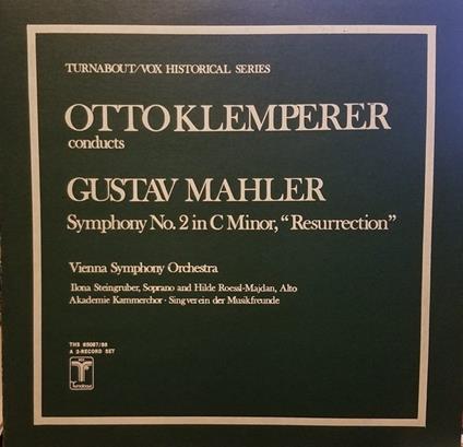 Sinfonia 2 - Vinile LP di Gustav Mahler,Otto Klemperer