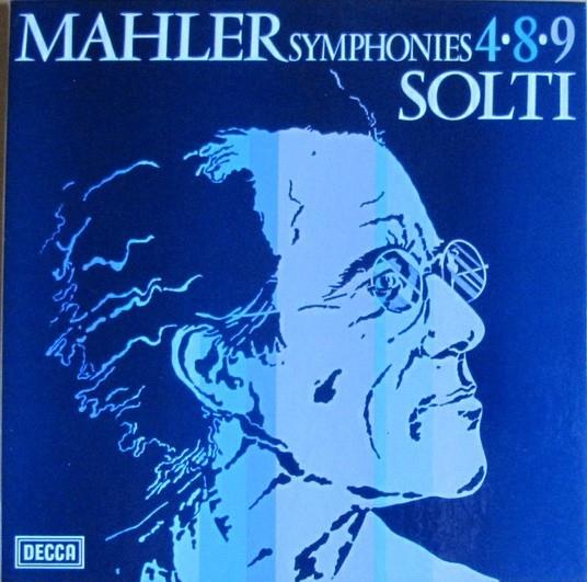 Sinfonie 4, 8, 9 - Vinile LP di Gustav Mahler,Georg Solti