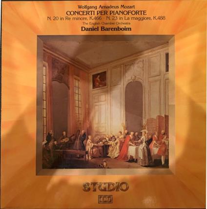 Concerti Per Pianoforte 20 Kv 466 - 23 Kv 488 - Vinile LP di Wolfgang Amadeus Mozart,Daniel Barenboim