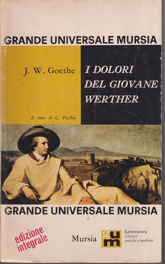 I dolori del giovane Werther - Johann Wolfgang Goethe - copertina