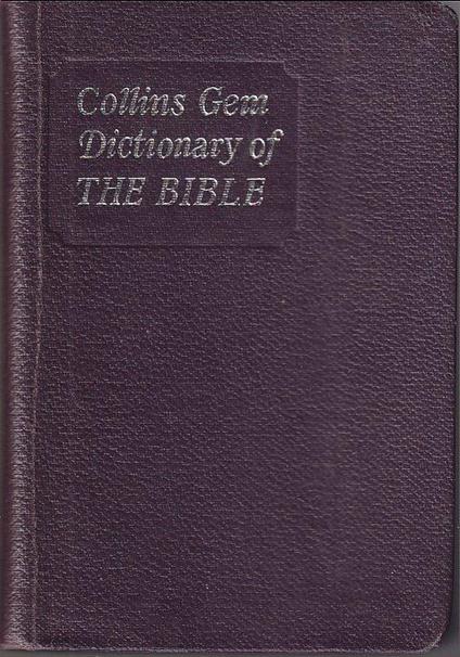 Collins Gem Dictionary of the Bible - copertina