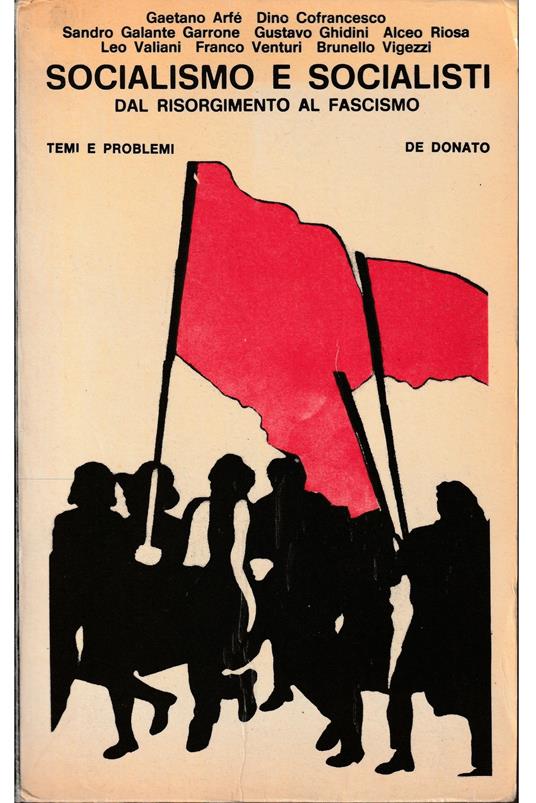 Socialismo e socialisti dal Risorgimento al fascismo - copertina