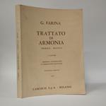 Trattato di Armonia Teorico Pratico. I Volume Armonia consonante e dissonante naturale 20625
