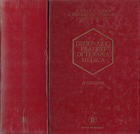 Dizionario pratico di terapia medica - copertina