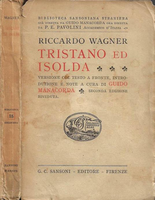 Tristano e Isolda - Richard Wagner - copertina