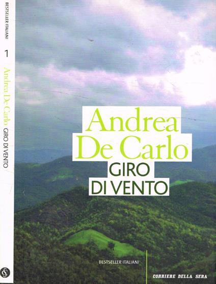 Giro di vento - Andrea De Carlo - copertina