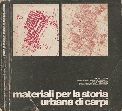 Materiali per la storia urbana di Carpi - Alfonso Garuti - copertina