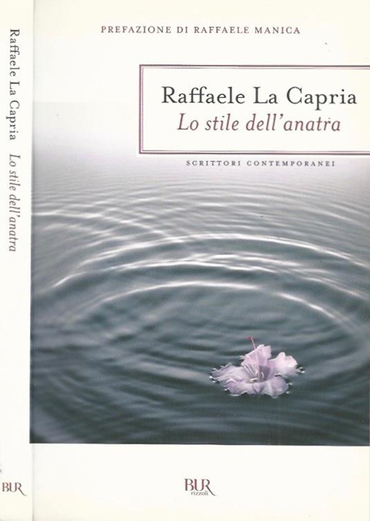 Lo stile dell'anatra - Raffaele La Capria - copertina