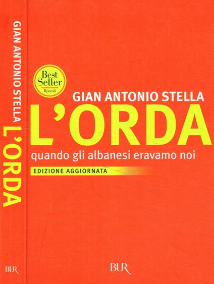 L' orda - Gian Antonio Stella - copertina