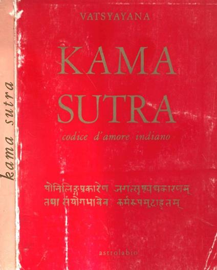 Kama Sutra - Mallanaga Vatsyayana - copertina