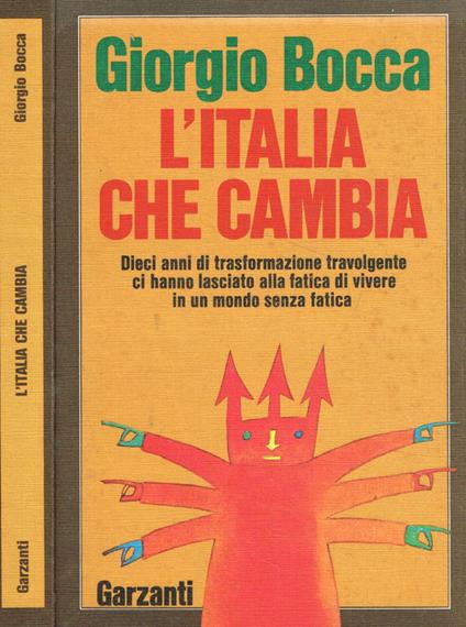 L' Italia che cambia - Giorgio Bocca - copertina