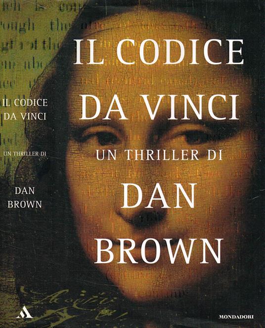 IL CODICE DA VINCI - Dan Brown - copertina