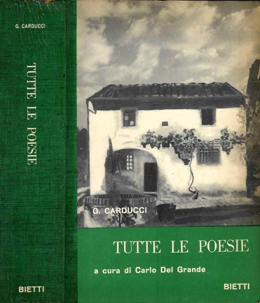 Tutte le poesie - Giosuè Carducci - copertina