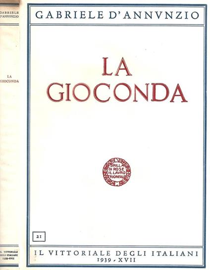 La Gioconda - Gabriele D'Annunzio - copertina