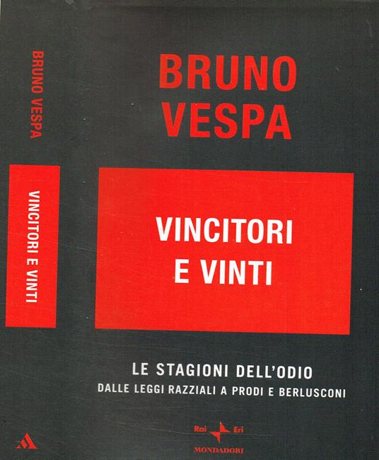 VINCITORI E VINTI - Bruno Vespa - copertina