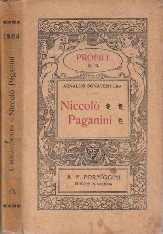 Niccolò Paganini - Arnaldo Bonaventura - copertina