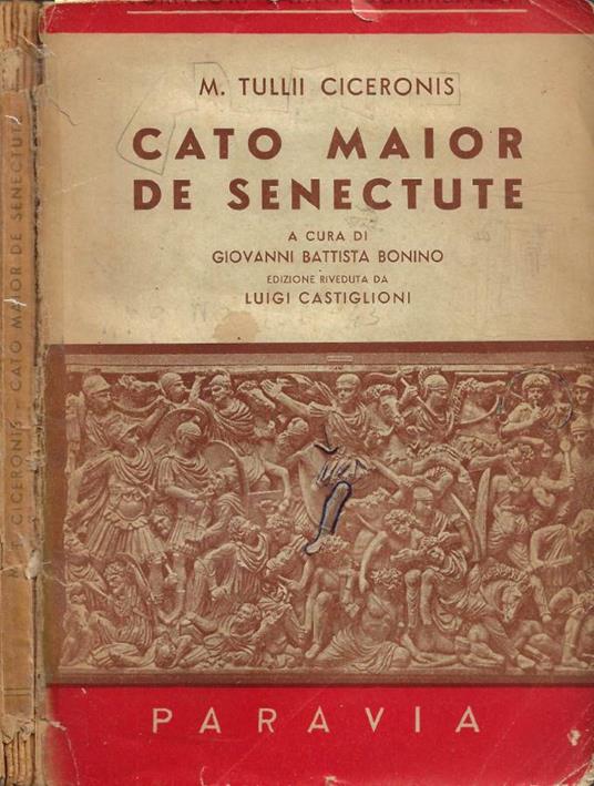 Cato Maior de Senectute - M. Tullio Cicerone - copertina