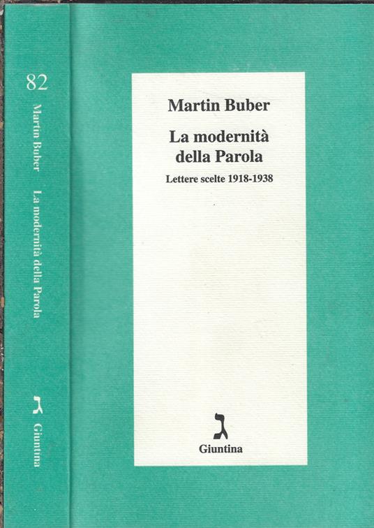 La modernità della parola - Martin Buber - copertina