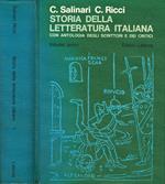 Storia della letteratura italiana con antologia degli scrittori e dei critici vol.I