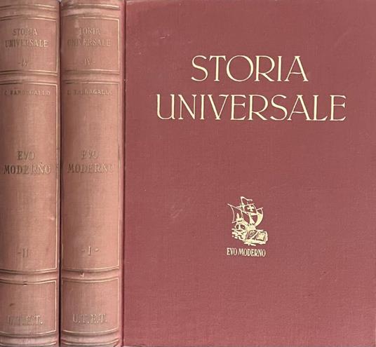 Storia universale, volume IV, parte I e II - Corrado Barbagallo - copertina