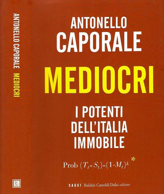 Mediocri - Antonello Caporale - copertina