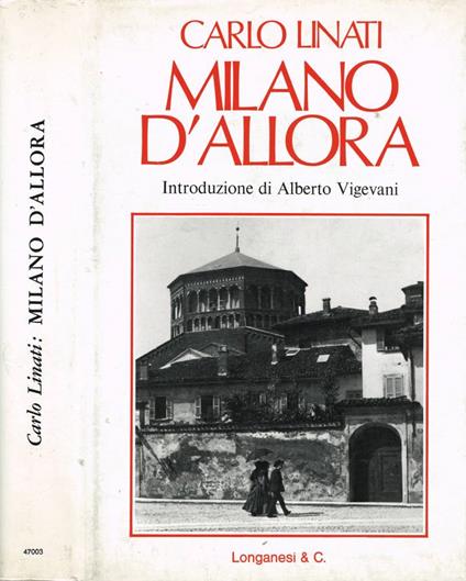 Milano d'allora - Carlo Linati - copertina