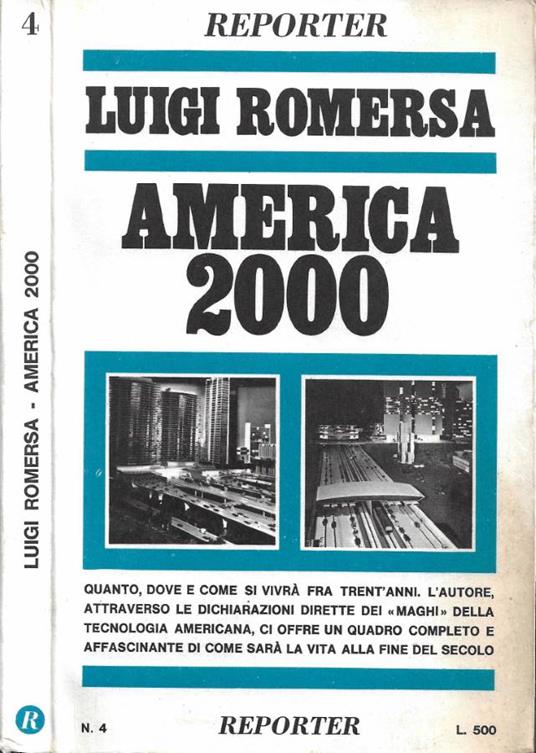 America 2000 - Luigi Romersa - copertina