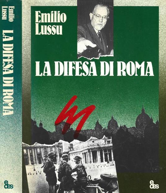 La difesa di Roma - Emilio Lussu - copertina