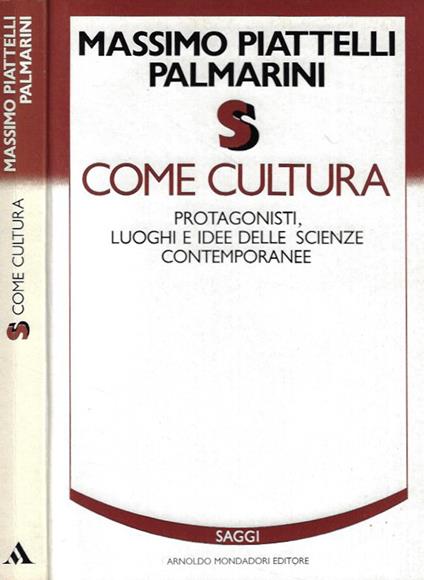 S come cultura - Massimo Piattelli Palmarini - copertina