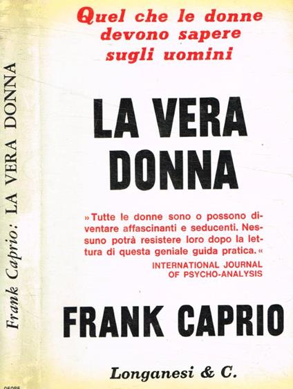 La vera donna - Frank S. Caprio - copertina