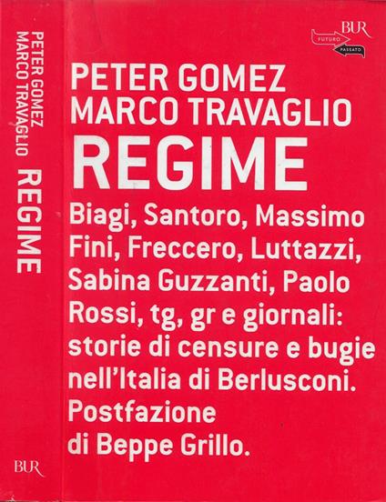 Regime - Peter Gomez - copertina