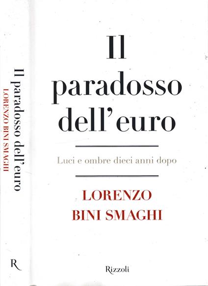 Il paradosso dell'euro - Lorenzo Bini Smaghi - copertina