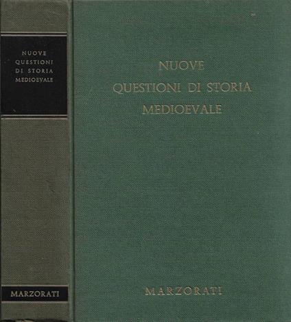 Nuove questioni di storia medioevale - copertina