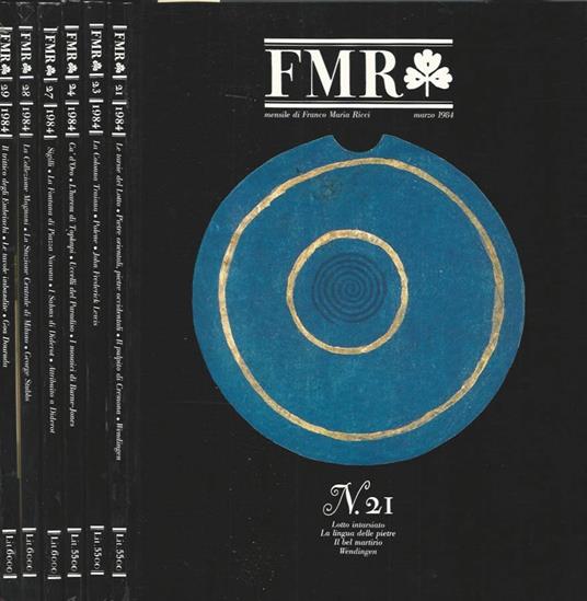 FMR - Anno 1984 N. 21, 23, 24, 27, 28, 29 - copertina