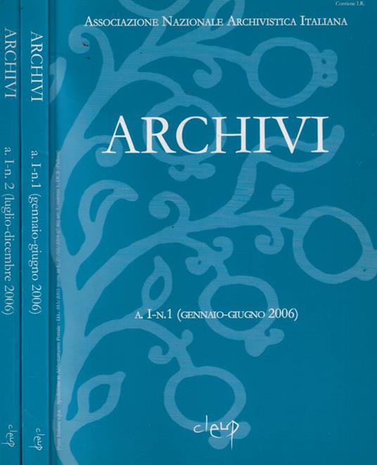 Archivi Anno 2006 - copertina