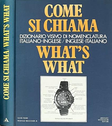 Come si chiama - What's what - David Fisher - copertina