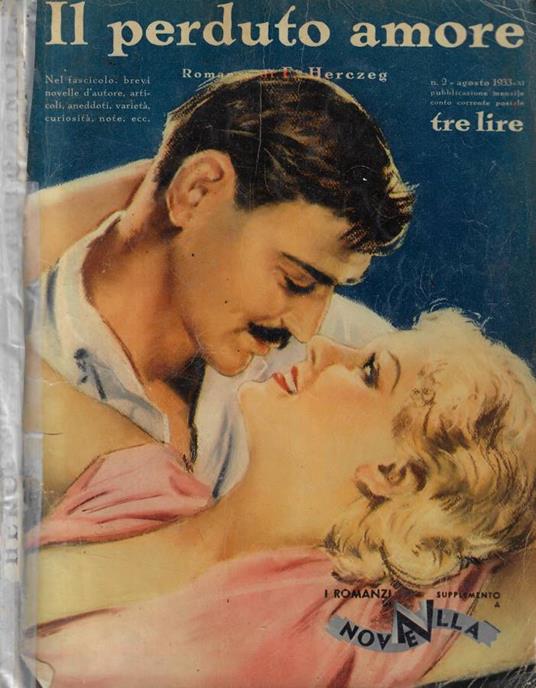 Il perduto amore - Ferenc Herczeg - copertina