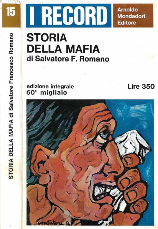 Storia della mafia - Salvatore F. Romano - copertina