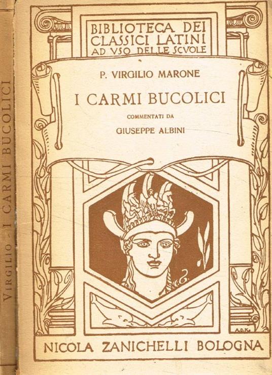 I carmi bucolici - Publio Virgilio Marone - copertina