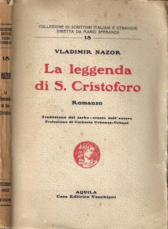 La leggenda di S. Cristoforo - copertina