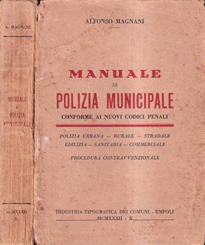 Manuale di polizia municipale - copertina