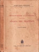 Introduzione allo studio della storia dei trattati, parte I