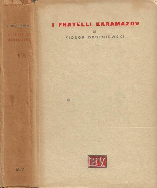 I Fratelli Karamazov. Vol. I - copertina